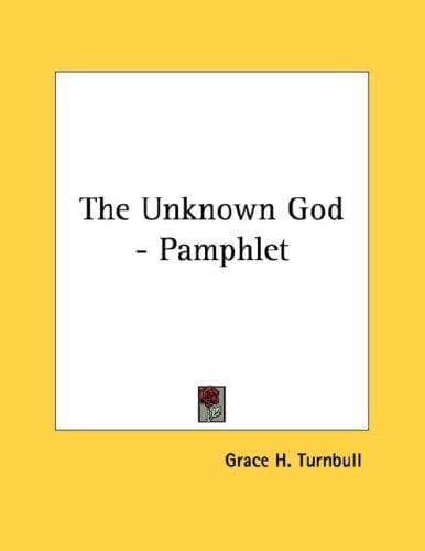 Tapa de The Unknown God - Pamphlet