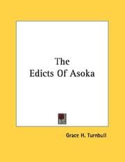 Tapa de The Edicts Of Asoka