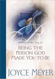 Tapa de Being the Person God Made You to Be