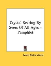 Tapa de Crystal Seering By Seers Of All Ages - Pamphlet