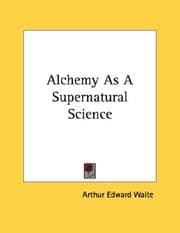 Tapa de Alchemy As A Supernatural Science