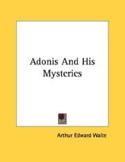 Tapa de Adonis And His Mysteries