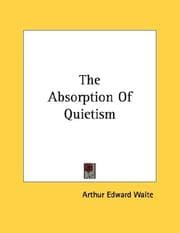 Tapa de The Absorption Of Quietism