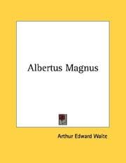 Tapa de Albertus Magnus