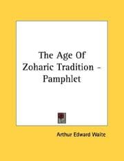 Tapa de The Age Of Zoharic Tradition - Pamphlet