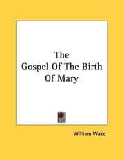 Tapa de The Gospel Of The Birth Of Mary