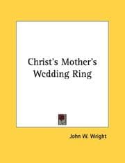 Tapa de Christ's Mother's Wedding Ring