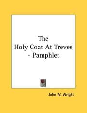 Tapa de The Holy Coat At Treves - Pamphlet