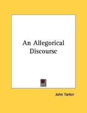 Tapa de An Allegorical Discourse