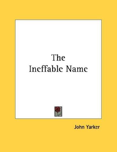 Tapa de The Ineffable Name