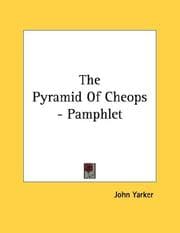 Tapa de The Pyramid Of Cheops - Pamphlet