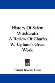 Tapa de History Of Salem Witchcraft