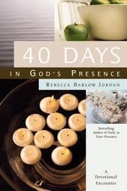 Tapa de 40 days in God's presence