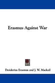 Tapa de Erasmus Against War