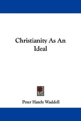 Tapa de Christianity As An Ideal