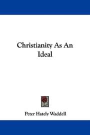 Tapa de Christianity As An Ideal