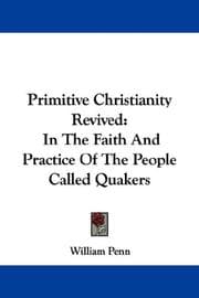 Tapa de Primitive Christianity revived