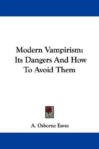 Tapa de Modern Vampirism