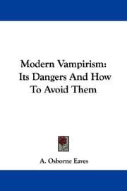 Tapa de Modern Vampirism