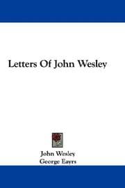 Tapa de Letters Of John Wesley