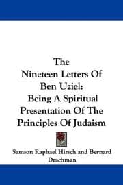Tapa de The Nineteen Letters Of Ben Uziel