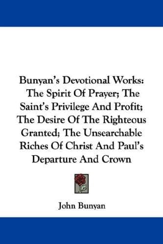 Tapa de Bunyan's Devotional Works
