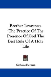 Tapa de Brother Lawrence