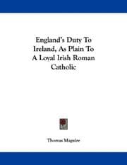 Tapa de England's Duty To Ireland, As Plain To A Loyal Irish Roman Catholic