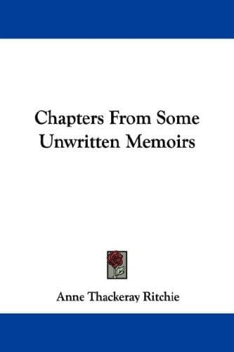 Tapa de Chapters From Some Unwritten Memoirs
