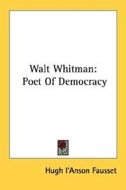 Tapa de Walt Whitman
