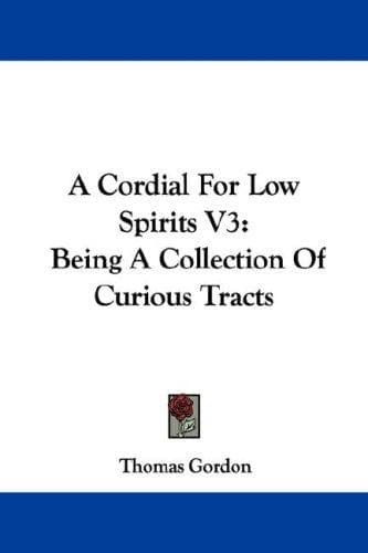 Tapa de A Cordial For Low Spirits V3