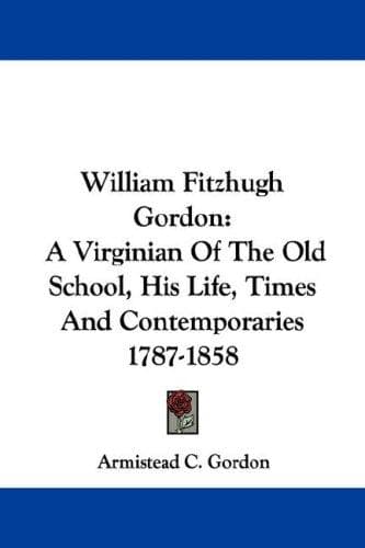 Tapa de William Fitzhugh Gordon