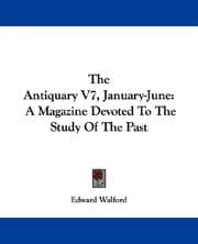 Tapa de The Antiquary V7, January-June