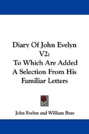 Tapa de Diary Of John Evelyn V2