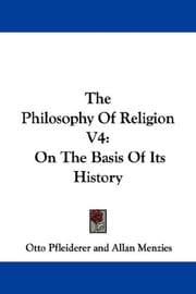 Tapa de The Philosophy Of Religion V4