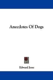 Tapa de Anecdotes Of Dogs