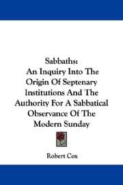 Tapa de Sabbaths