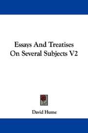 Tapa de Essays And Treatises On Several Subjects V2