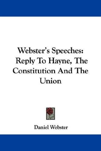 Tapa de Webster's Speeches