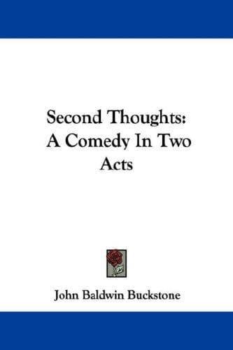Tapa de Second thoughts
