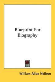 Tapa de Blueprint For Biography