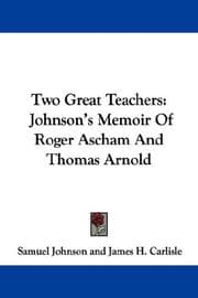 Tapa de Two Great Teachers
