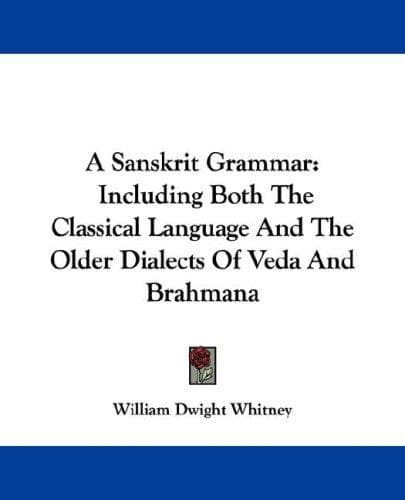 Tapa de A Sanskrit Grammar
