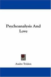 Tapa de Psychoanalysis And Love