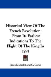 Tapa de Historical view of the French Revolution