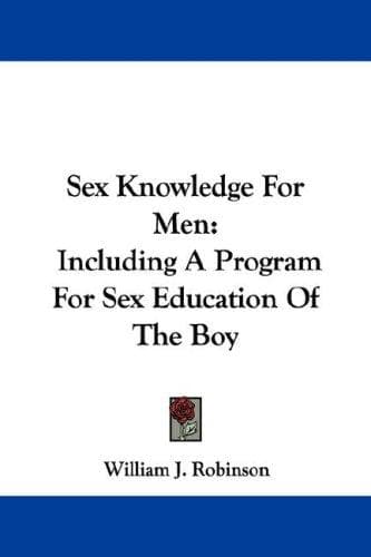 Tapa de Sex Knowledge For Men