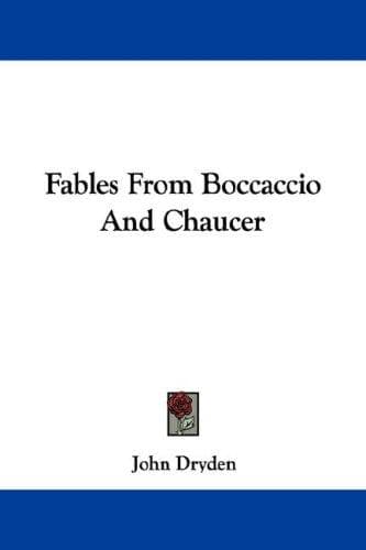 Tapa de Fables From Boccaccio And Chaucer