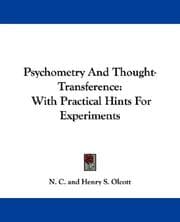 Tapa de Psychometry And Thought-Transference