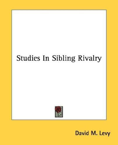 Tapa de Studies In Sibling Rivalry