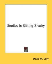 Tapa de Studies In Sibling Rivalry